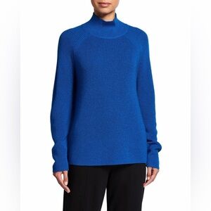 Eileen Fisher Vibrant Blue Turtleneck Sweater